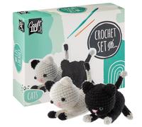 Craft Sensations Crochet Sets for Beginners Amigurumi Set Kittens Starter