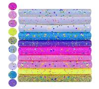 Craft Sequins | 8 Pieces A4 Glitter Beading Sequins | Embroidery Spangles With Holes For Sewing Craft Nails Decorations Art DIY | For Fabric Scrapbook Crafts Embroidery Costume Party Home Classroom