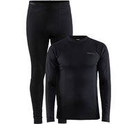 Craft Set Baselayer Core Warm M da Uomo, Nero, M