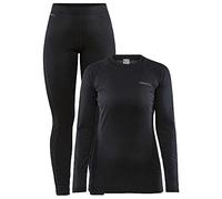 Craft Set di 2 Strati da Donna, Nero, M