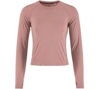 Craft - T-shirt da trail running stretch a maniche lunghe - Hypervent Tight LS W Potpurri per Donne in Poliestere Riciclato - Taglia S - Rosa