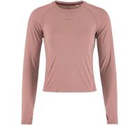 Craft - T-shirt da trail running stretch a maniche lunghe - Hypervent Tight LS W Potpurri per Donne in Poliestere Riciclato - Taglia XS - Rosa