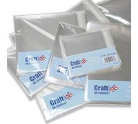 Craft UK 1019 - 50 sacchetti di cellophane 10,2 x 10,2 cm, 50 Pezzi
