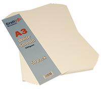 Craft UK 2010 A3 300gsm Smooth Card - Bianco (Confezione da 50 Fogli)
