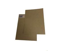 Craft UK 2342 - Cartoncino in carta kraft riciclata, formato A3, 50 fogli, 280 g/m², colore: Marrone
