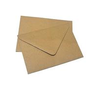Craft UK 2440 B6 (125 x 175) marrone Kraft 110 g/m² (confezione da 50)