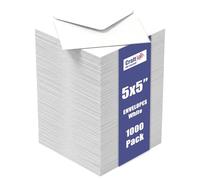 Craft UK 601 a 5 x 12,7 cm 1000, colore: Bianco, 1000 Pezzi