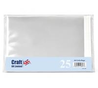 Craft UK 867-25 buste A4 in cellophane.