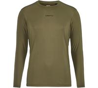 Craft Uomo ADV Essence LS Tee 2 Black - Maglia Funzionale Traspirante a Maniche Lunghe S con Zone a Rete - Maglia da Allenamento in Poliestere Riciclato per Fitness e attività all'aperto