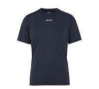 Craft Uomo ADV Essence SS Tee 2 Blaze - Maglia Funzionale Traspirante XS con Zone Mesh - Maglietta Sportiva a Maniche Corte in Poliestere Riciclato per Fitness e Allenamento