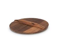 Craft Wok Coperchio per wok da 30,5 cm con coperchio piatto tradizionale in legno, 732W323-30,5 cm