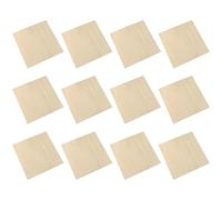 Craft Wood Board,Crafting Square Blanks - 12 sottili rettangolari Board Basswood Blanks, Supplies for Architectural Models, House Aircraft Ship Boat
