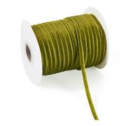 Craftdady Nastro in velluto unilaterale da 50 iarde (45,7 metri), 3 mm, nastro in velluto piatto vintage, nastri decorativi rifiniti con bobine per confezioni regalo, decorazioni per feste, colore