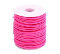 Craftdady Tubo cavo da 50 m in gomma PVC avvolto intorno per filo di memoria collana braccialetto lavoro a maglia, camelia