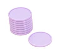 Craftelier - Anelli a Disco in Plastica L per Rilegatura di Planner, Quaderni o Album | Ideale per lo Scrapbooking e l'Artigianato | Confezione da 9 pezzi Diametro 45 mm - Colore Viola
