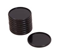 Craftelier - Anelli a Disco in Plastica L per Rilegatura di Planner, Quaderni o Album | Ideale per lo Scrapbooking e l'Artigianato | Confezione da 9 pezzi Diametro 45 mm - Colore Nero