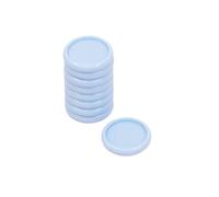 Craftelier - Anelli a Disco in Plastica S per Rilegatura di Planner, Quaderni o Album | Ideale per lo Scrapbooking e l'Artigianato | Confezione da 9 pezzi Diametro 25 mm - Colore Blu Bambino