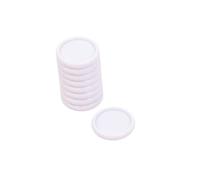 Craftelier - Anelli a Disco in Plastica S per Rilegatura di Planner, Quaderni o Album | Ideale per lo Scrapbooking e l'Artigianato | Confezione da 9 pezzi Diametro 25 mm - Colore Bianco