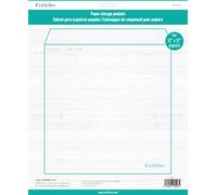 Craftelier - Buste trasparenti in plastica resistente | Ideale per l'organizzazione di materiali di scrapbooking e artigianato | Include 25 buste di dimensioni ca. 32,5 x 33 cm (12,80" x 12,99")