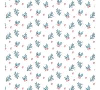 Craftelier - Carta vellum stampata con foglie e rami di agrifoglio | Collezione "All You Need Is Christmas" | Senza Acido e Lignina | Dimensioni 30,5 x 30,5 cm (12" x 12")