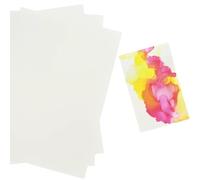 Craftelier - Carta Yupo in materiale sintetico e consistenza liscia per inchiostri alcolici, ideale per creare sfondi con effetto marmorizzato, include 10 fogli | Grammatura 250 g. | Formato A4 (29,7