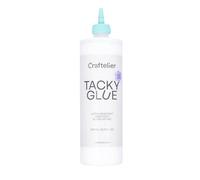 Craftelier - Colla Tacky | Liquido Multiuso per Scrapbooking e Progetti Artigianali | Non Tossico | Trasparente, Flessibile e Resistente all'Essiccazione | Quantità 500 ml