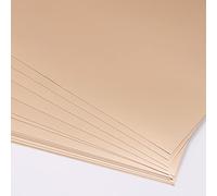 Craftelier - Confezione da 15 fogli metallizzati | Materiale ideale per progetti di cartoleria, scrapbooking e artigianato | Grammatura 250 gsm | Dimensioni 30,48 x 30,48 cm (12" x 12") - Colore oro