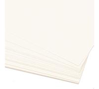 Craftelier - Confezione da 25 fogli a doppia faccia | Materiale ideale per progetti di cartoleria, scrapbooking e artigianato | Grammatura 250 gsm | Formato A4 (21 cm x 29,7 cm) - Colore Bianco Avorio