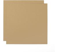 Craftelier - Confezione da 50 Chipboard Kraft| Fogli di cartone pressati e compatti per rilegatura di album o creazione di scatole | senza acidi e lignina | spessore 1 mm - dimensioni 30,5 x 30,5