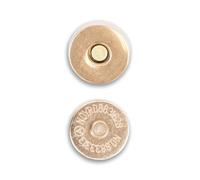Craftelier - Confezione di chiusure magnetiche a bottone | Include 16 pezzi per realizzare 4 bottoni | Ideale per creare e aggiungere chiusure in progetti di artigianato e cucito | Colore oro