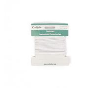 Craftelier - Corda elastica in gomma per artigianato e scrapbooking | Realizzato in lattice e avvolto con filo di poliestere | Diametro 2,5 mm e lunghezza 2 m - Colore bianco