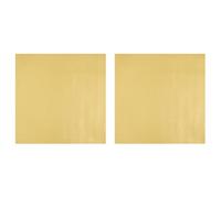 Craftelier Ecopelle, Pelle Sintetica, Oro Metallizzato, 35 x 50 cm (Confezione da 2)