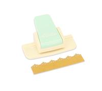 Craftelier - Fustella a leva push-pull per la realizzazione di bordi floreali decorativi su carta e cartone, adatta per scrapbooking e artigianato