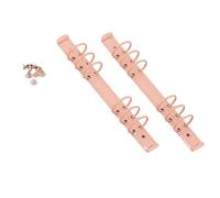 Craftelier - Kit di 2 meccanismi a 6 anelli per raccoglitori da 9,5 x 17 cm + 8 fermi per album, planner o quaderni di scrapbooking, dimensioni 22, 7 cm, anelli 3,3 cm