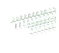 Craftelier - Kit di 2 spirali a doppio anello per rilegatura di album, taccuini, agende o calendari | Ideale per progetti di scrapbooking e artigianato | Ø 1,90 cm (0,75") - Color menta