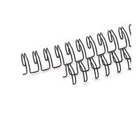 Craftelier - Kit di 2 spirali a doppio anello per rilegatura di album, taccuini, agende o calendari | Ideale per progetti di scrapbooking e artigianato | Ø 1,58 cm (5/8") - Colore nero