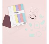 Craftelier - Kit di accessori per l'avvio di scrapbooking e artigianato | Include carte colorate e fustelle, compatibili con le macchine fustellatrici Sizzix Big Shot e Mini Evolution