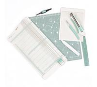 Craftelier - Kit Iniziale Premium per Scrapbooking e Crafting | Include Base di Taglio, Righello di Metallo, Bisturi, Taglierina, Cesoie Pro, Piegatrice, Mini Lavagna e Pinzette di Precisione