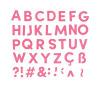 Craftelier - Lettere maiuscole e stencil per creazione di biglietti, scrapbooking e progetti artigianali | Compatibile con fustellatrici | Dimensioni: circa 2 cm