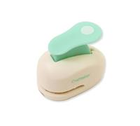 Craftelier Mini perforatrice a cerchio da 0,9 cm con pressa a leva, perforatrice a forma di cerchio per lavori di carta, scrapbooking, biglietti e diari fai da te, sagome per perforare carta e
