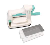 Craftelier - Minty Cut Mini Die Cutting Machine | Compatibile con fustelle metalliche fini e cartelle di goffratura | Dimensioni piastra 16,5 x 7,5 cm | Dimensioni macchina circa 20,5 x 9 x 12 cm