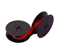 Craftelier - Nastro per macchina da scrivere universale doppio colore nero e rosso, ricambio in nylon a doppia bobina compatibile con la maggior parte delle macchine da scrivere antiche e moderne