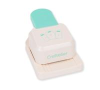 Craftelier - Perforatrice 3 in 1 con leva a pressione per etichette a foro 3 misure| Speciale per scrapbooking e artigianato | Dimensioni: 3,8 cm, 5,1 cm e 6,3 cm