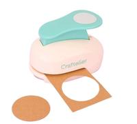 Craftelier - Perforatrice a Cerchio 2" (5 cm), per Carta e Cartoncino, Ideale per Scrapbooking e Hobby Creativi, Dimensioni 11 x 7 x 8 cm
