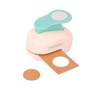 Craftelier - Perforatrice a Cerchio Smerlato 1" (2,54 cm), per Carta e Cartoncino, Ideale per Scrapbooking e Hobby Creativi, Dimensioni 7 x 4,5 x 6 cm