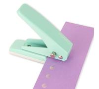 Craftelier - Perforatrice a foro singolo con raccoglitore di rifiuti, capacità di 20 fogli - Trapano metallico per carte, cartone e progetti creativi, per ufficio, casa o scuola