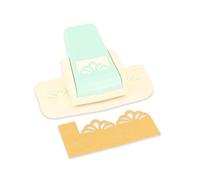 Craftelier - Perforatrice a leva a pressione, per realizzare bordi decorativi a forma di fiori su carta e cartoncino, adatta per scrapbooking e artigianato