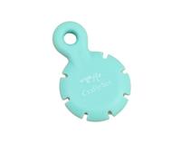 Craftelier - Raschietto di carta | Strumento perfetto per levigare e strappare carte e cartoncini di progetti di scrapbooking e artigianato | 7 cartoncini protetti e anello superiore | Colore turchese
