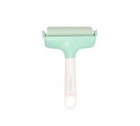 Craftelier - Rullo per aderire materiali come tessuti e vinile al tappeto da taglio | Rimuove rughe, pieghe e bolle | Dimensione del rullo: 8,89 cm (3,5") - Colore turchese e bianco