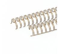 Craftelier - Set di 2 fascette a doppio anello per album, quaderni, agende o calendari | Ideale per progetti di scrapbooking e fai da te | Ø 1,90 cm (0,75") - Colore bronzo